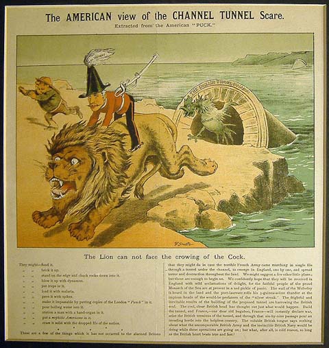 The American view of the Channel Tunnel scare (print)