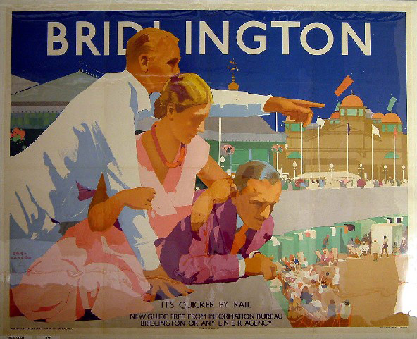 It's Quicker by Rail - Bridlington (poster)