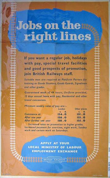 Jobs on the right lines (poster)