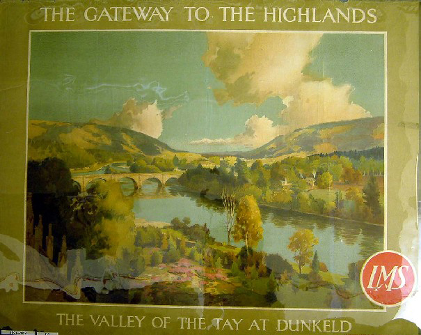 the valley of the tay at dunkeld (poster)