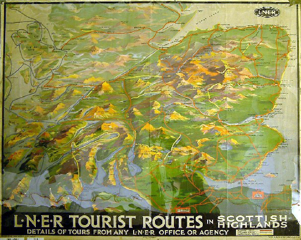 LNER tourist routes in scottish highlands