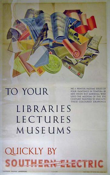 to your libraries, lectures, museums (poster)