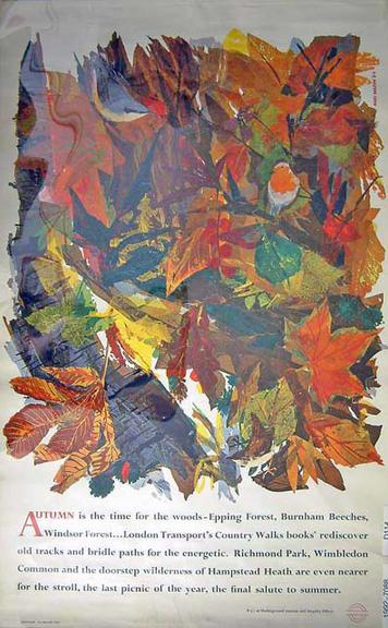 London Transport poster. Autumn by Nori Madon (poster)