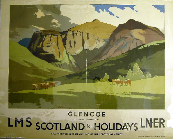 Scotland for Holidays - Glencoe (poster)