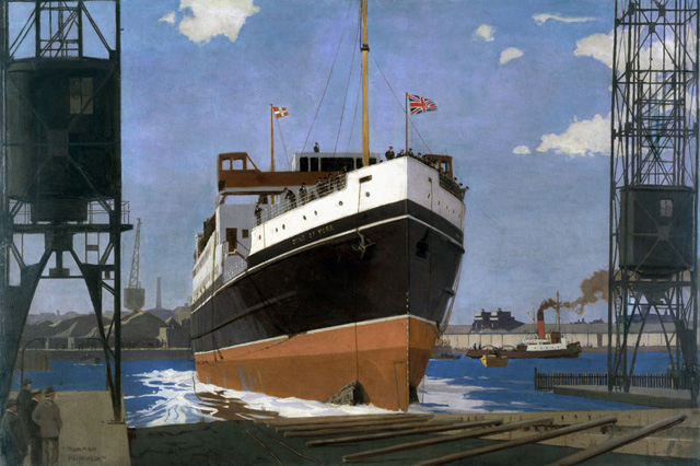 Launch of TSS Duke of York, Queen's Island,  Belfast