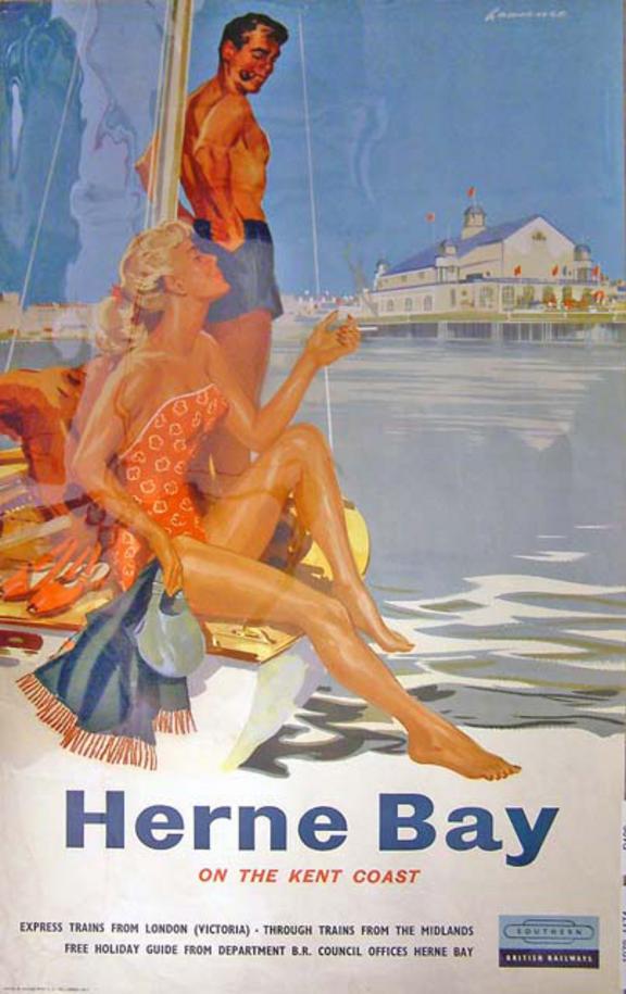 Herne Bay on the Kent Coast (poster)