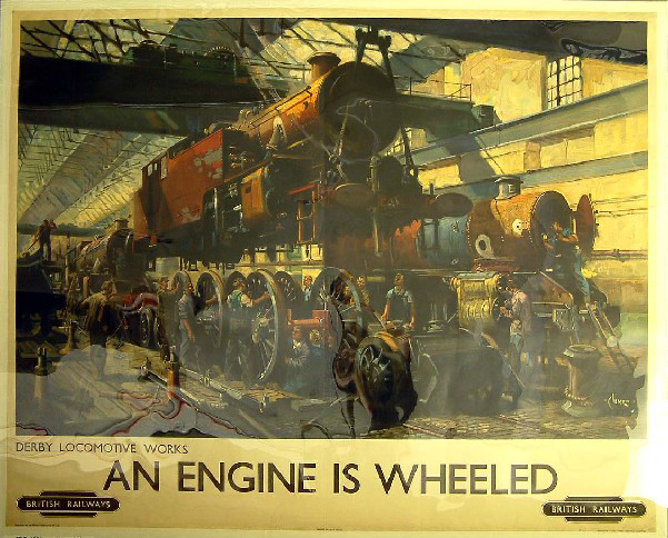 An Engine Is Wheeled