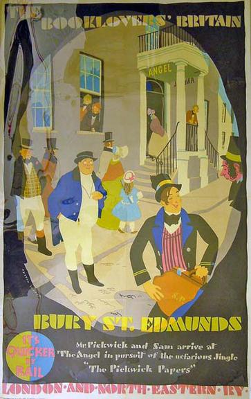 The booklover's Britain - Bury St Edmunds (poster)