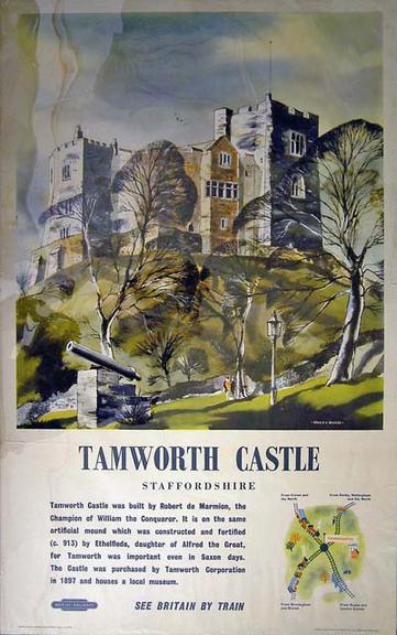 Tamworth Castle Staffordshire (poster)