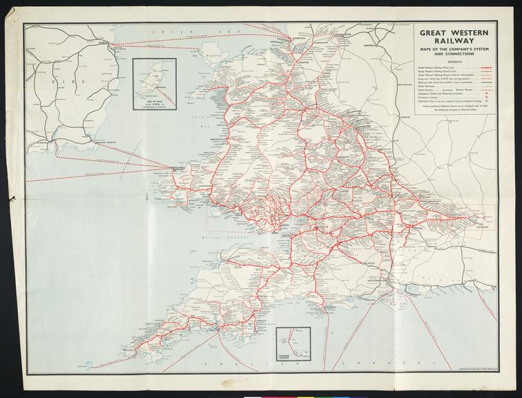 Map. Great Western Railway