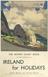 Poster, LMS, 'Ireland for Holidays, The Antrim Coast Road'