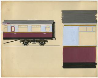 Watercolour design sketch