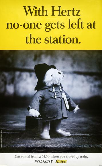 Poster, With Hertz no-one gets left at the station