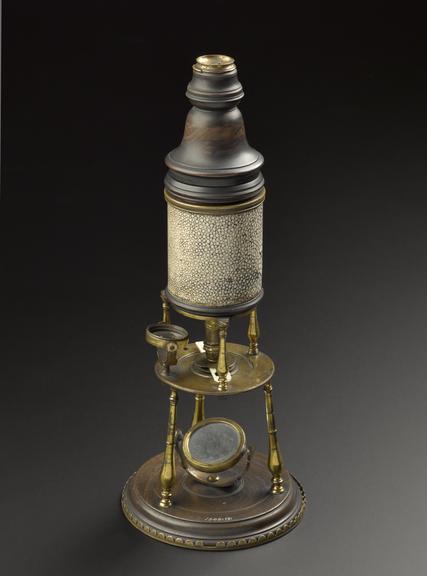 Culpeper microscope with accessories