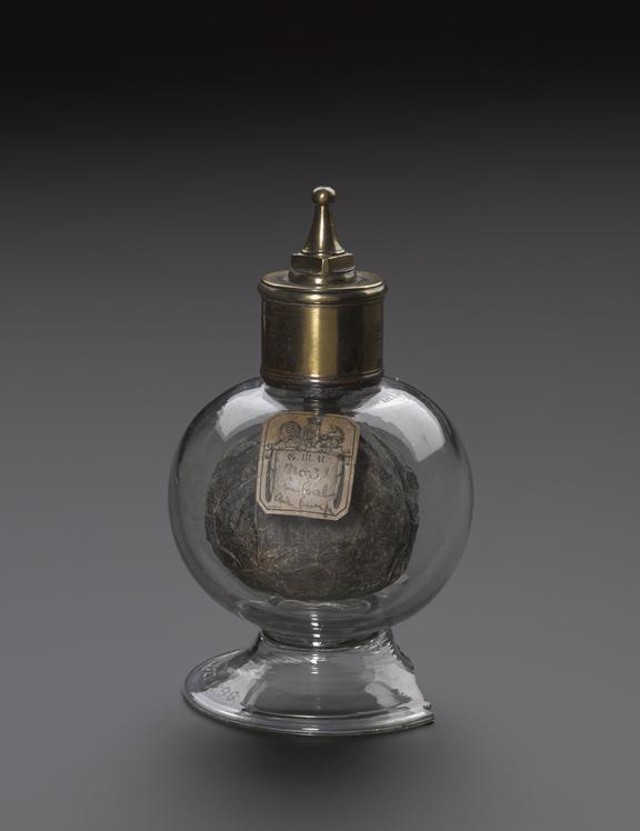 Glass globe with cap and bladder