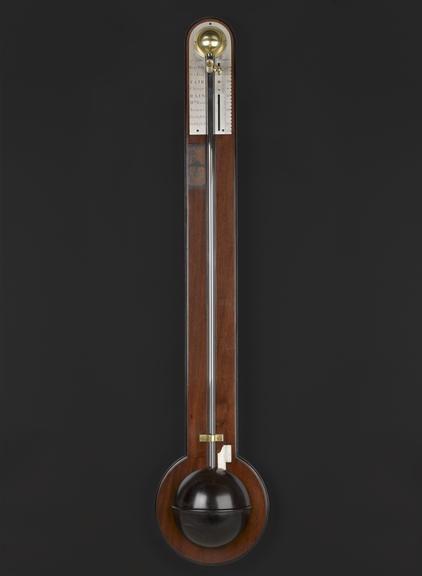 Straight cistern-tube barometer by Jeremiah Sisson