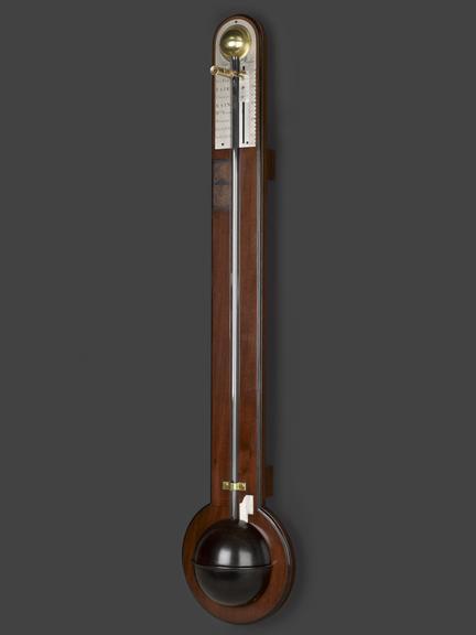 Straight cistern-tube barometer by Jeremiah Sisson