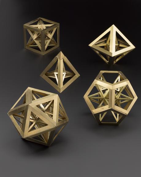 Five Regular Skeletal Polyhedra.