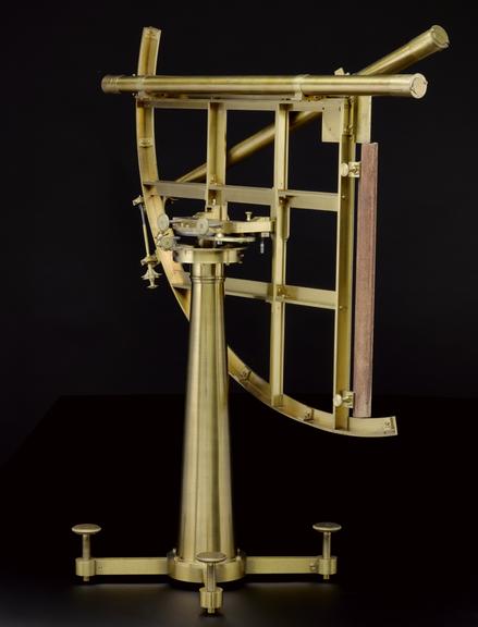 Brass quadrant with stand, 1771