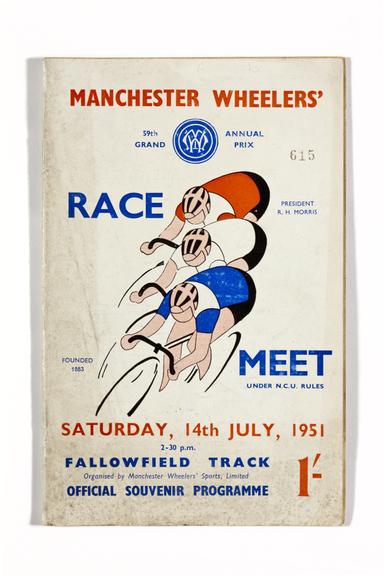 Manchester Wheelers'..Race Meet..Fallowfield Track.