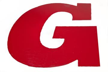 Letter G from Granada TV Building sign