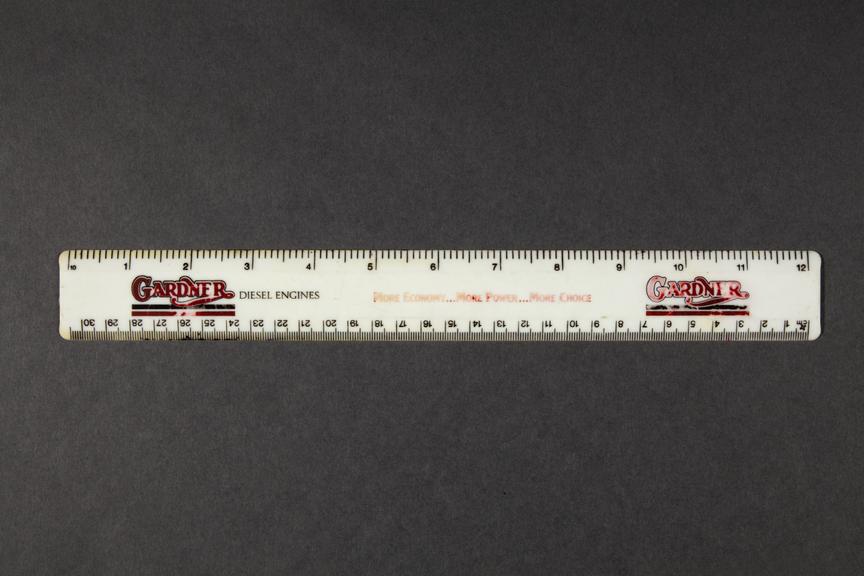 Gardner diesel engines Branded ruler