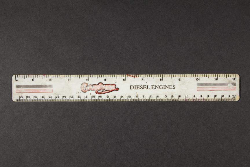 Gardner diesel engines Branded ruler