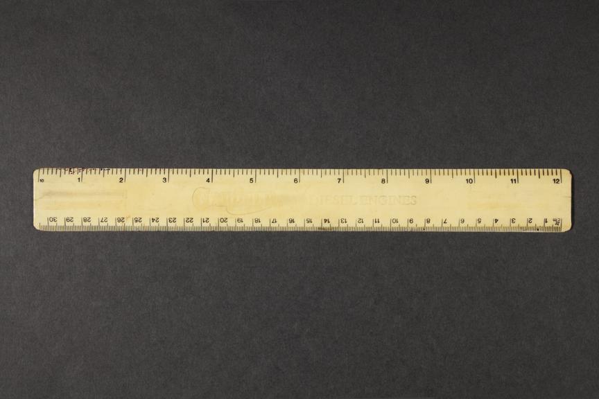 Gardner diesel engines Branded ruler