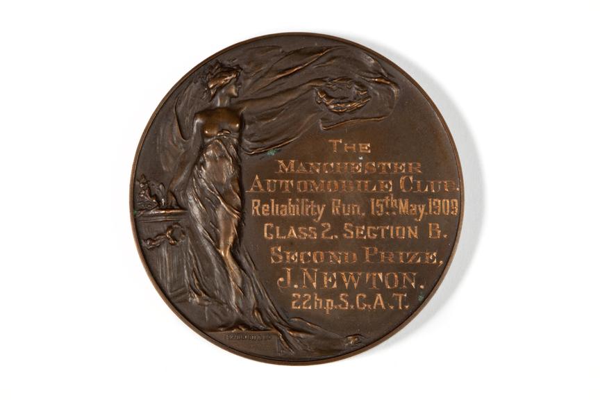 Medal awarded at the Manchester Automobile Club Reliability Run