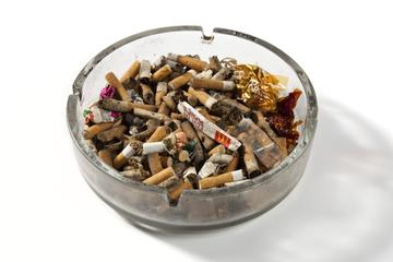 Cigarette filled Ashtray from Channel 4's 'Shameless'