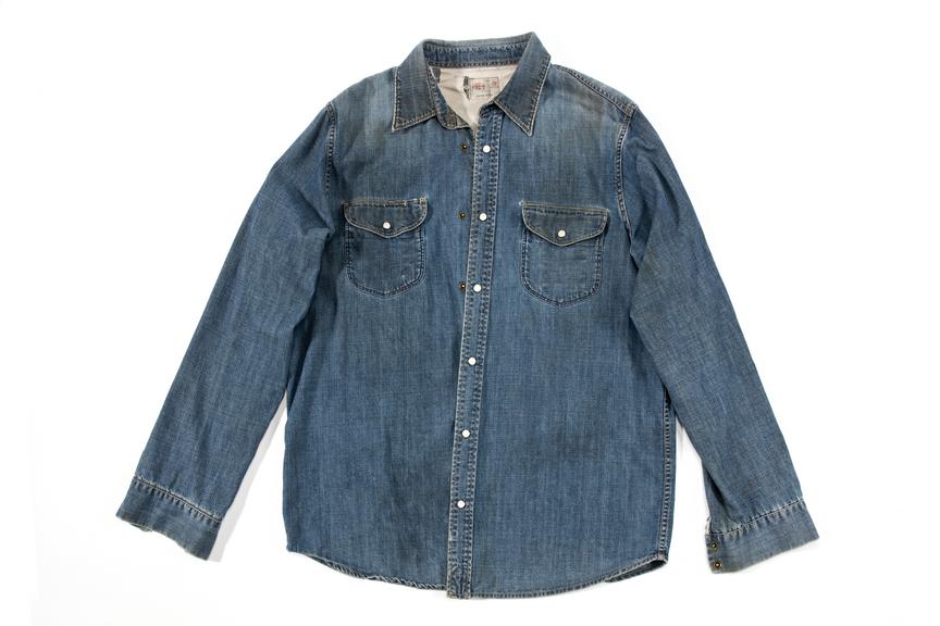 Denim shirt worn by David Threlfall used in the making of