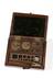 Weights in wooden case that go with double pan chemical balance