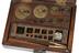 Weights in wooden case that go with double pan chemical balance
