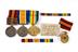 Queen’s South Africa Medal issued to HV Roe (ribbon)