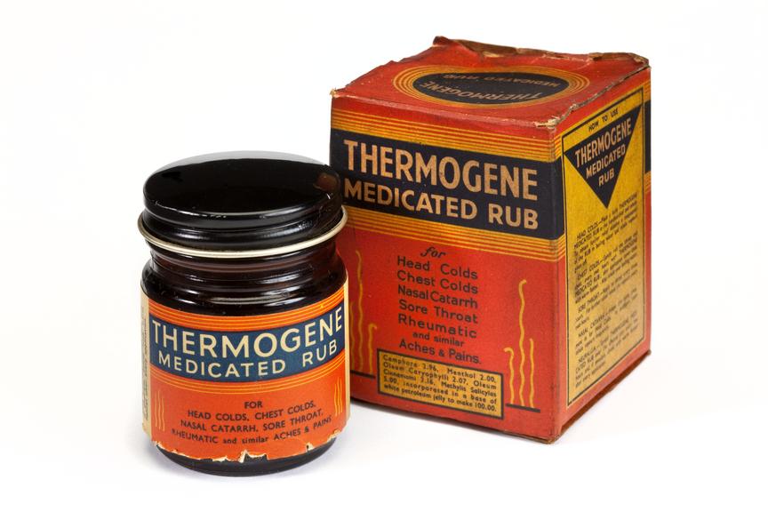 Thermogene Medicated Rub with card box