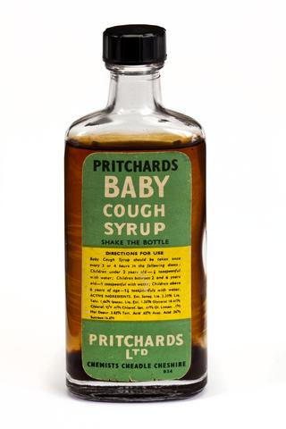 Pritchards Baby Cough Syrup. L