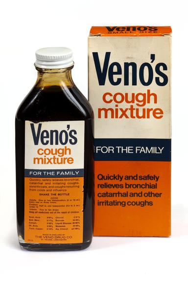 Veno’s Cough mixture. Card box