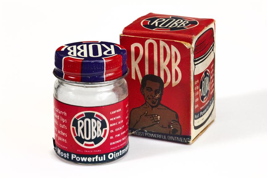 Robb The Most Powerful Ointment with its cardboard box