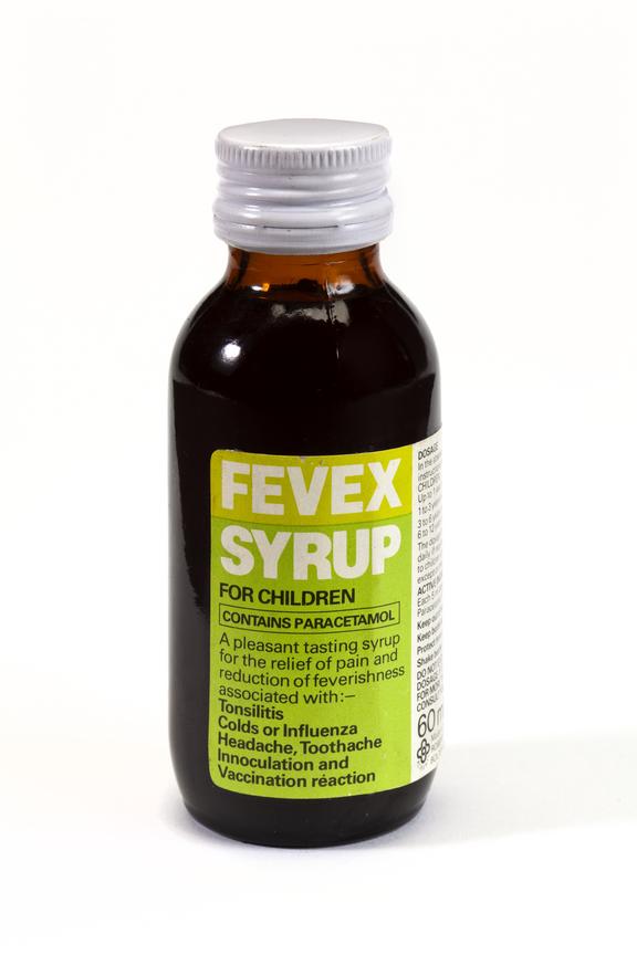60 ml Fevex Syrup.  Lot No. BN1