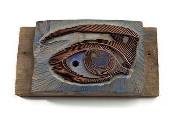 Fabric printing block