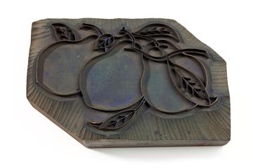 Fabric printing block