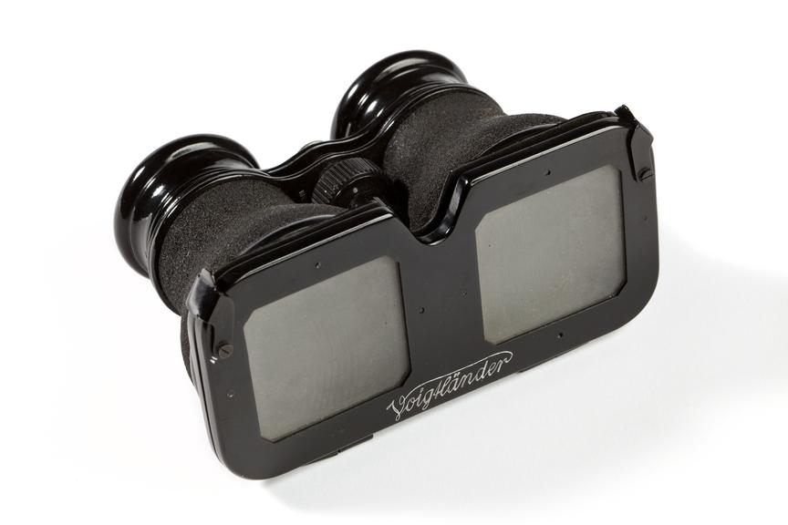 Voightlander stereoscopic film or slide viewer.