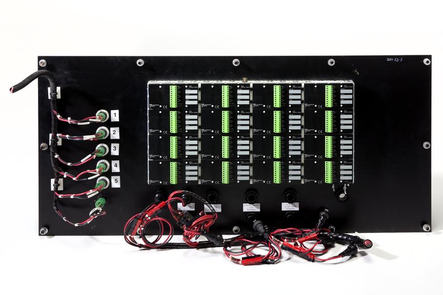 Control room alarm panel from National Grid Partington
