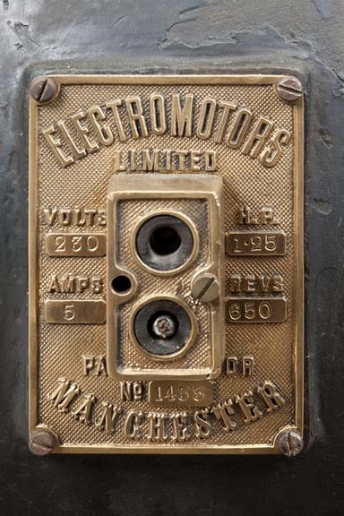 Motor and gears by Electromotors Manchester