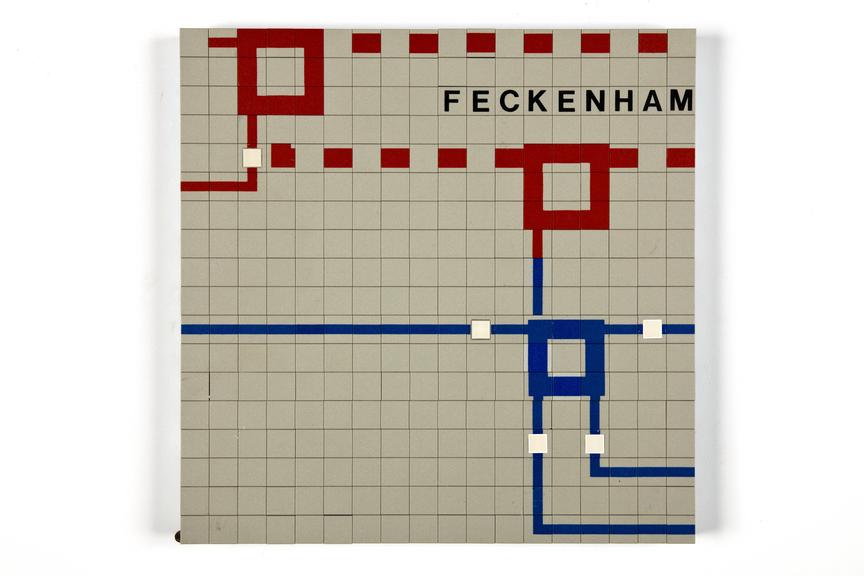 One of a set of 144 tiles from the mimic board from Becca Hall