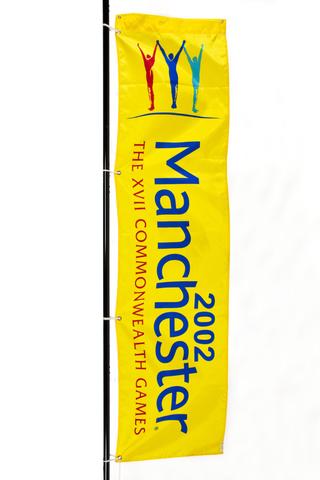 Manchester 2002 Commonwealth Games streetlight banner