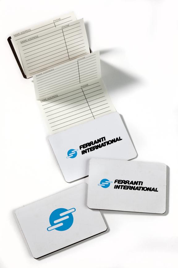 Three magnetic folding pocket address books