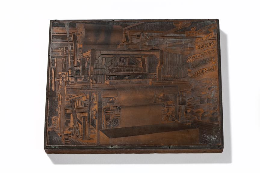 Copper faced printing block