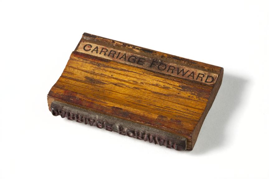 Rubber stamp from Grimshaw Brothers & Sons Chemical Works in