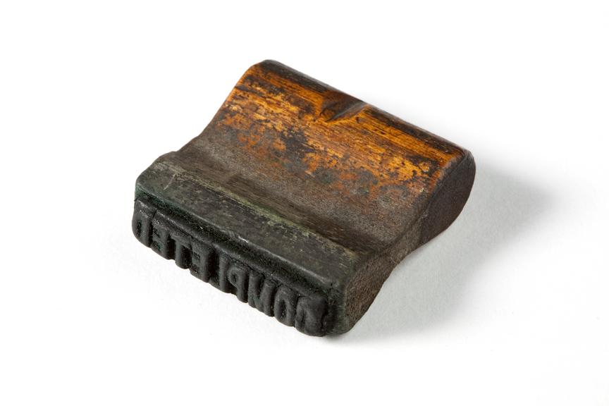 Rubber stamp from Grimshaw Brothers & Sons Chemical Works in